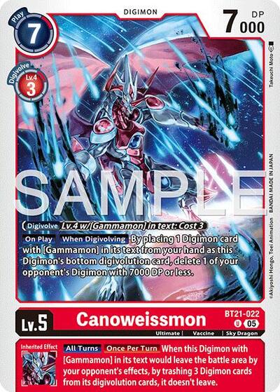 Canoweissmon (Reprint) - Advanced Booster Digimon Generation Digimon spoiler