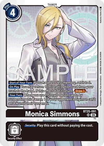 Monica Simmons - Dual Revolution Digimon spoiler