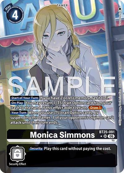 Monica Simmons (Alternate Art) - Dual Revolution Digimon spoiler