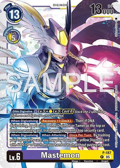 Mastemon - P-187 (Reprint) - Advanced Booster Digimon Generation Digimon spoiler