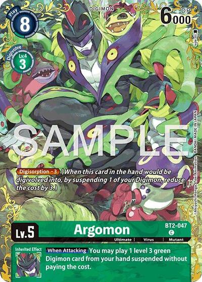Argomon - BT2-047 (Alternate Art) - Dual Revolution Digimon spoiler