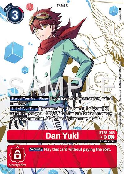 Dan Yuki (Alternate Art) - Dual Revolution Digimon spoiler