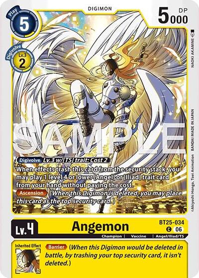 Angemon - Dual Revolution Digimon spoiler