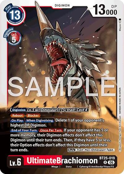 UltimateBrachiomon - Dual Revolution Digimon spoiler