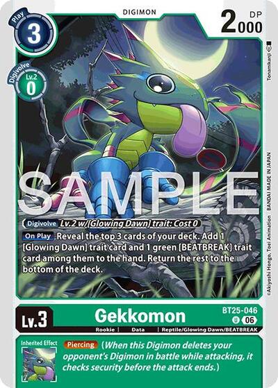 Gekkomon - Dual Revolution Digimon spoiler