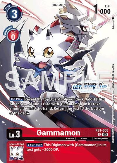 Gammamon - RB1-005 (Ultimate Cup 26-27 Season 1 Top 16)