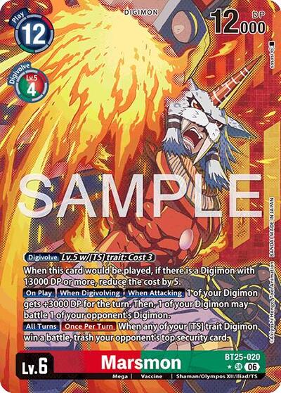 Marsmon (Alternate Art) - Dual Revolution Digimon spoiler