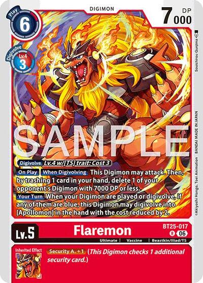 Flaremon - Dual Revolution Digimon spoiler