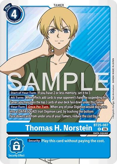 Thomas H. Norstein - Dual Revolution Digimon spoiler
