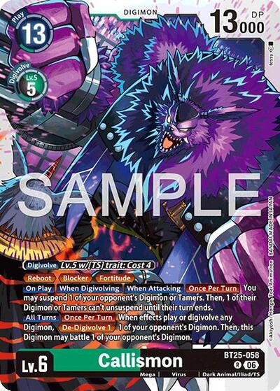 Callismon - Dual Revolution Digimon spoiler