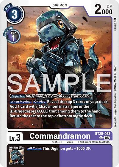 Commandramon - Dual Revolution Digimon spoiler
