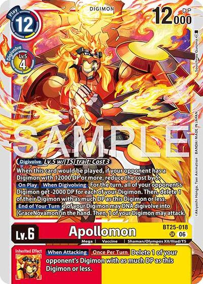 Apollomon - Dual Revolution Digimon spoiler