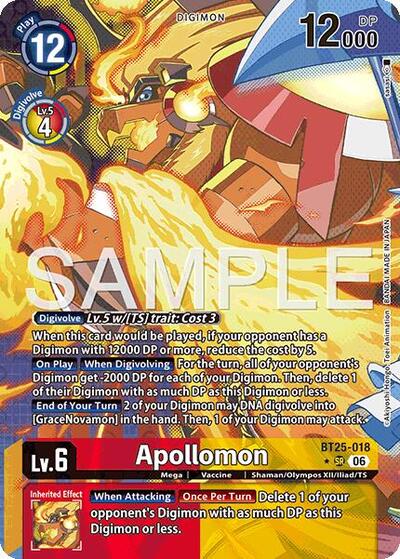 Apollomon (Alternate Art) - Dual Revolution Digimon spoiler