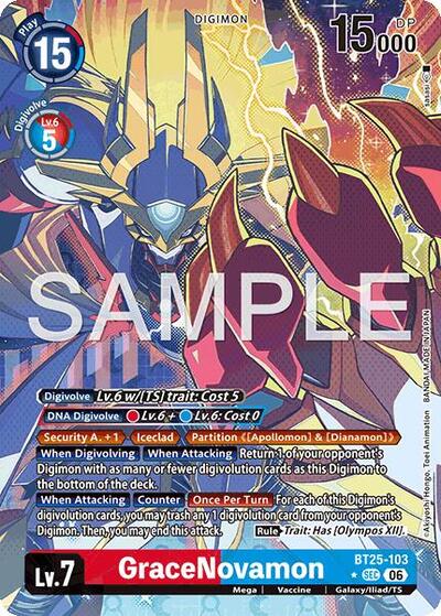 GraceNovamon (Alternate Art) - Dual Revolution Digimon spoiler