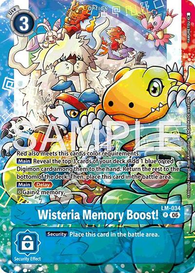 Wisteria Memory Boost! (Alternate Art) - Starter Deck 23: Beatbreak Digimon spoiler