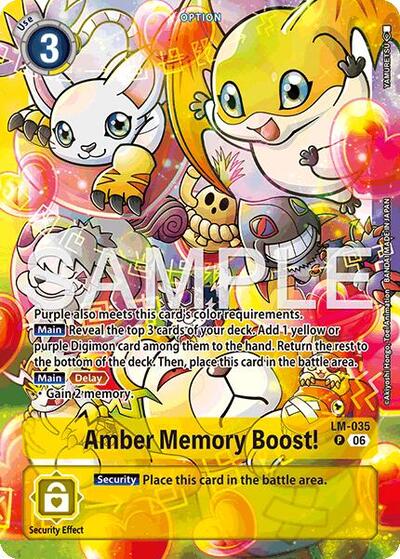 Amber Memory Boost! (Alternate Art) - Starter Deck 23: Beatbreak Digimon spoiler