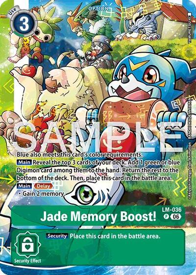 Jade Memory Boost! (Alternate Art) - Starter Deck 23: Beatbreak Digimon spoiler