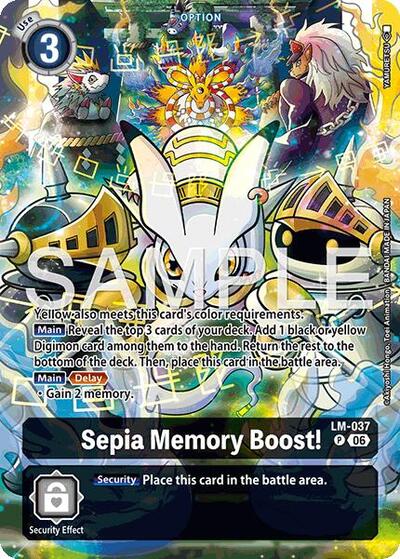 Sepia Memory Boost! (Alternate Art) - Starter Deck 23: Beatbreak Digimon spoiler