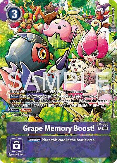 Grape Memory Boost! (Alternate Art) - Starter Deck 23: Beatbreak Digimon spoiler