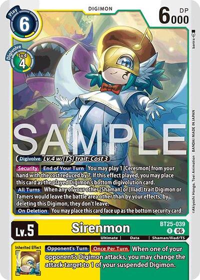 Sirenmon - Dual Revolution Digimon spoiler