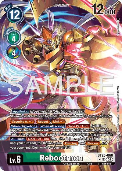Rebootmon (Alternate Art) - Dual Revolution Digimon spoiler