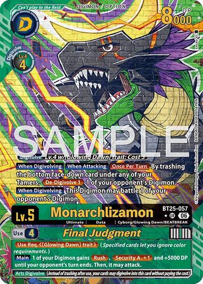 Monarchlizamon // Final Judgement (Alternate Art) - Dual Revolution Digimon spoiler