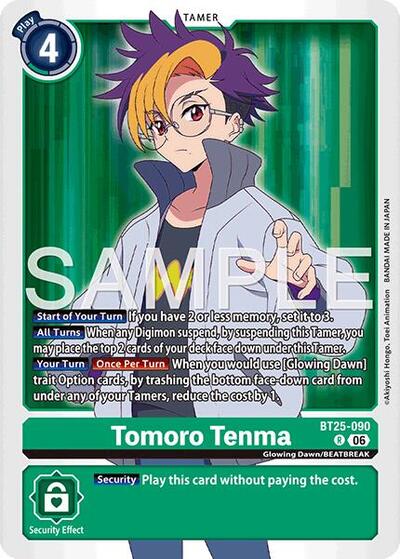 Tomoro Tenma - Dual Revolution Digimon spoiler