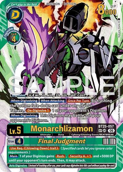 Monarchlizamon // Final Judgement (SP) - Dual Revolution Digimon spoiler