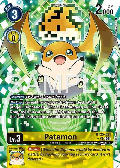 Patamon (Full Art) - Dual Revolution Digimon spoiler
