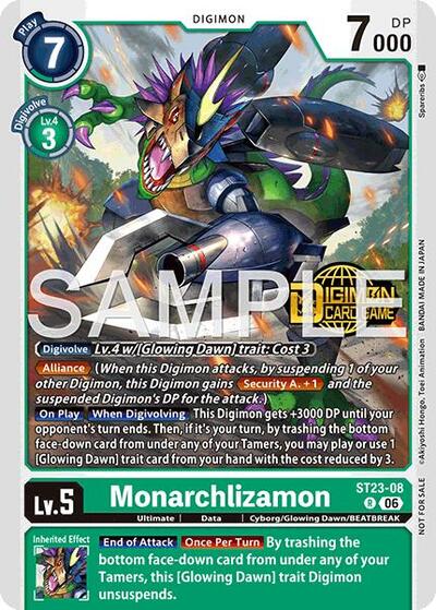 Monarchlizamon (Welcome Tamers Pack Vol.2) - Starter Deck 23: Beatbreak Release Event Cards Digimon spoiler