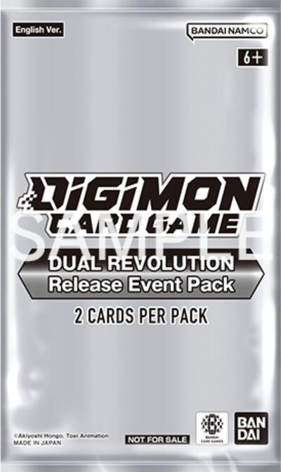 Dual Revolution Release Event Pack - Dual Revolution Release Event Cards Digimon spoiler
