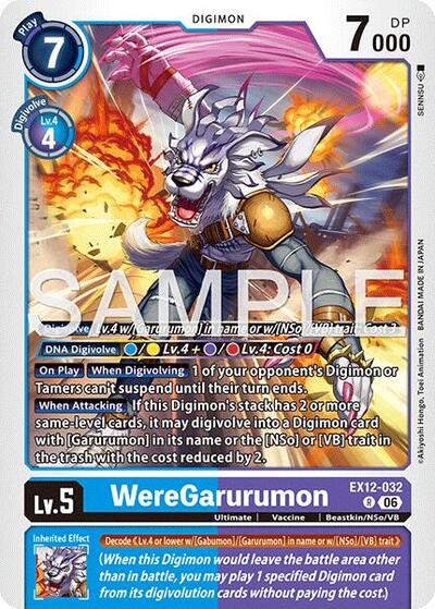WereGarurumon - Digital World Shambala Digimon spoiler