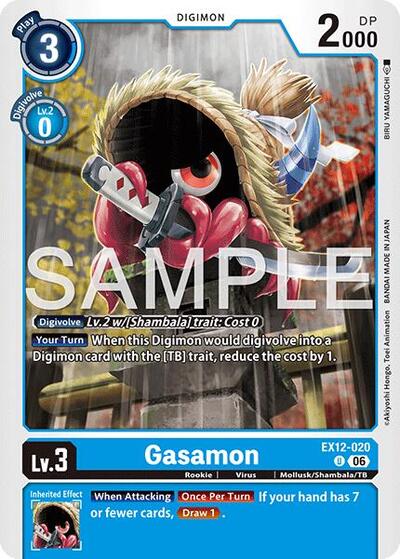 Gasamon - Digital World Shambala Digimon spoiler