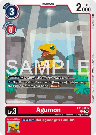 Agumon - Digital World Shambala Digimon spoiler