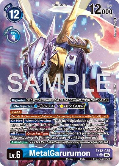 MetalGarurumon (Alternate Art) - Digital World Shambala Digimon spoiler