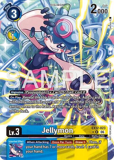 Jellymon (Box Topper) - Digital World Shambala Digimon spoiler