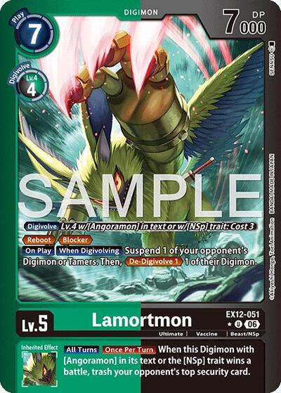 Lamortmon (Limited Foil) - Digital World Shambala Digimon spoiler