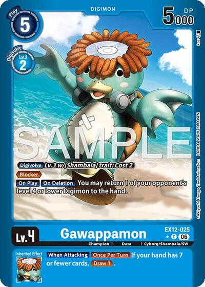 Gawappamon (Limited Foil) - Digital World Shambala Digimon spoiler