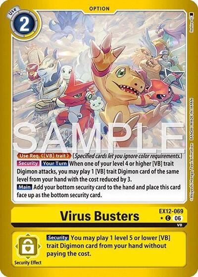Virus Busters (Limited Foil) - Digital World Shambala Digimon spoiler