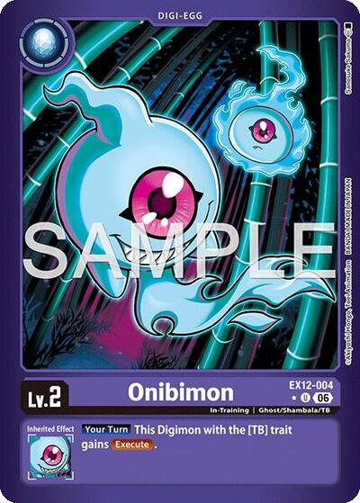 Onibimon (Limited Foil) - Digital World Shambala Digimon spoiler
