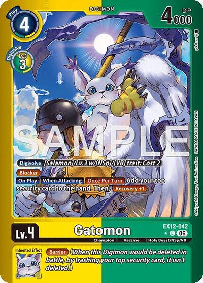 Gatomon (Limited Foil) - Digital World Shambala Digimon spoiler