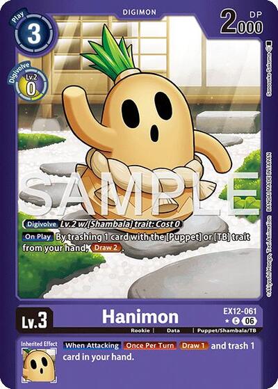 Hanimon (Limited Foil) - Digital World Shambala Digimon spoiler