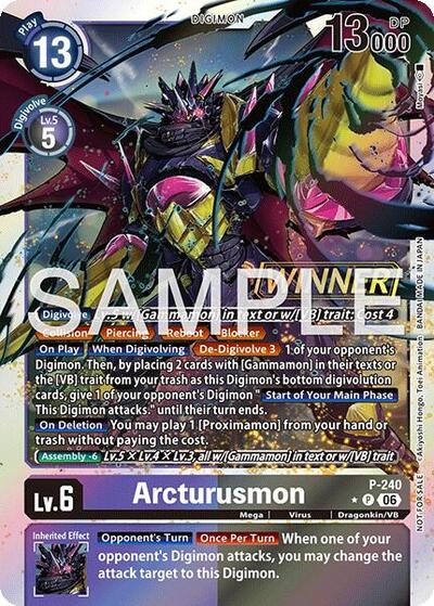 Arcturusmon (Official Store Tournament 2026 Vol. 3 Winner)