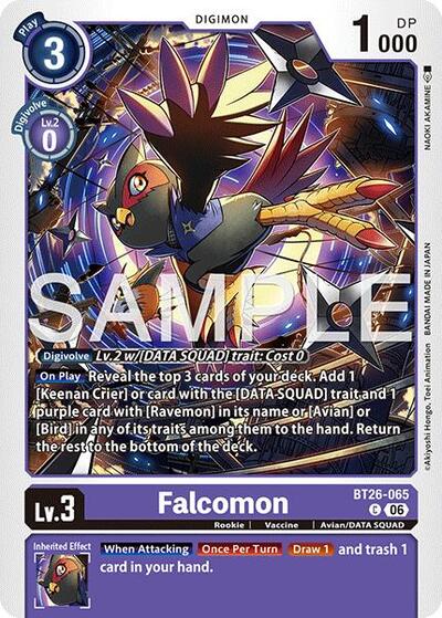 Falcomon - Timeless Bonds Digimon spoiler
