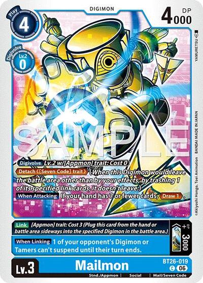 Mailmon - Timeless Bonds Digimon spoiler