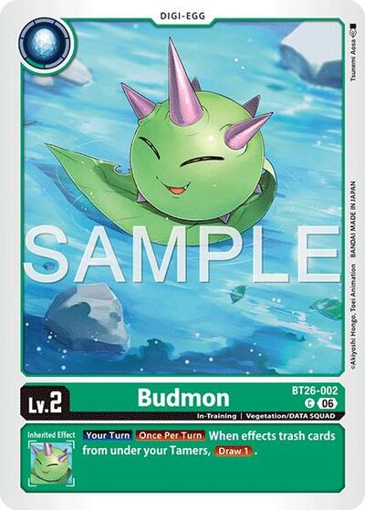 Budmon - Timeless Bonds Digimon spoiler