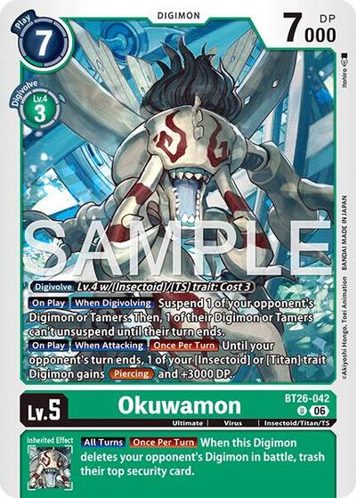 Okuwamon - Timeless Bonds Digimon spoiler