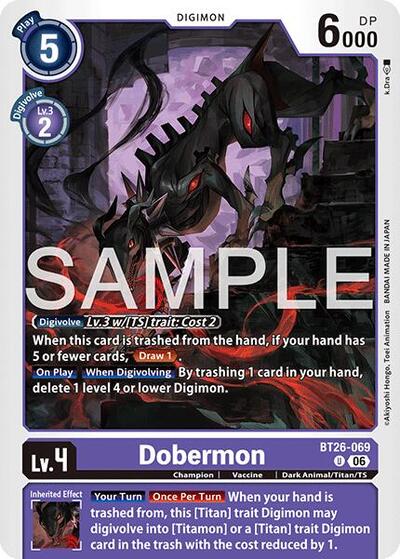 Dobermon - Timeless Bonds Digimon spoiler