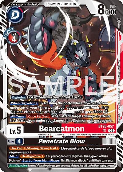 Bearcatmon // Penetrate Blow