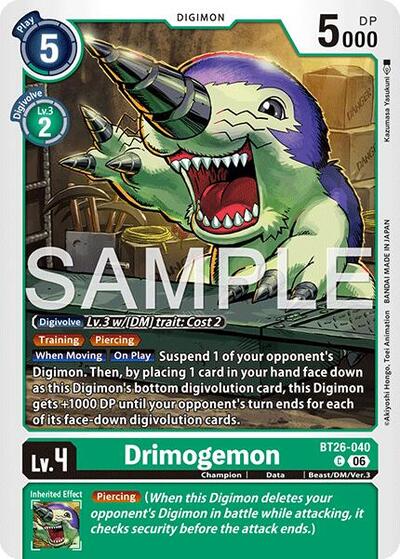 Drimogemon - Timeless Bonds Digimon spoiler